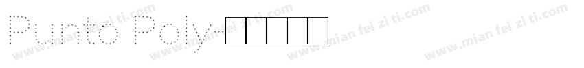 Punto Poly字体转换